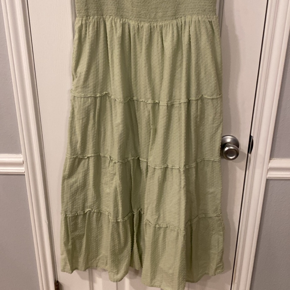 J Crew Tiered Sleeveless Midi Dress 🌸🌿 - Picture 4 of 11